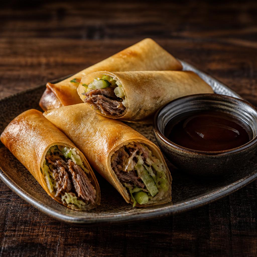 Crispy Duck Rolls
